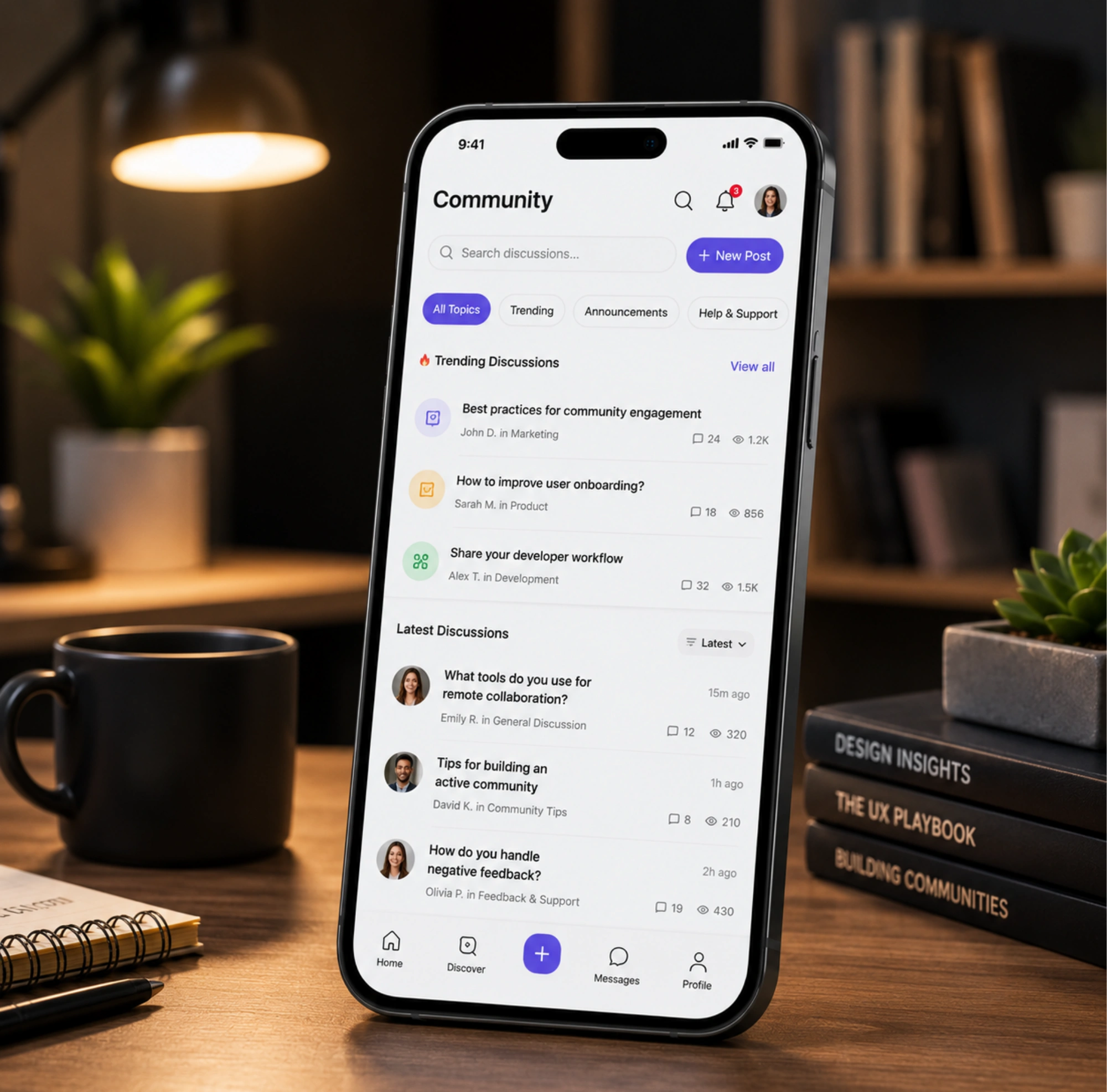 Community Forum & Discussion Platform Development
